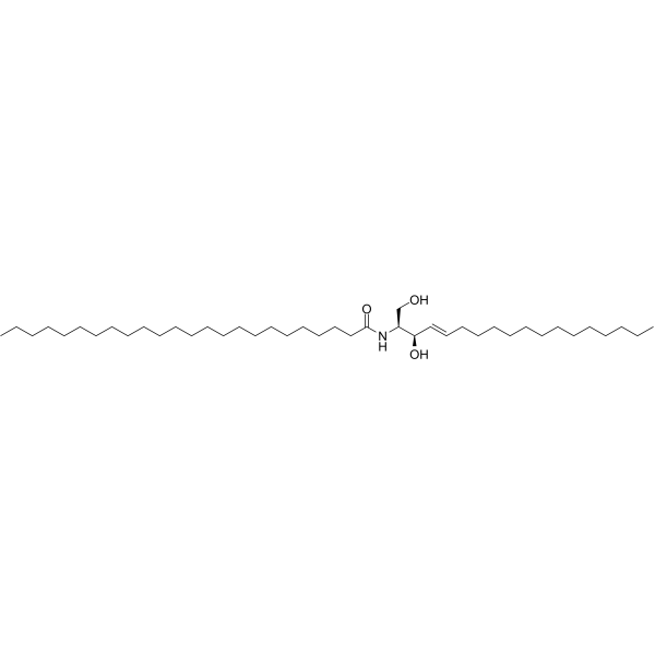 C24 神经酰胺 (d18:1/24:0)结构式