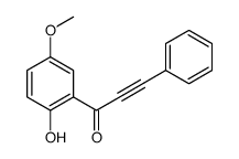 1-(2-hydroxy-5-methoxyphenyl)-3-phenylprop-2-yn-1-one结构式