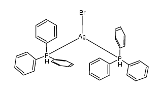 {AgBr(triphenylphosphine)2} Structure