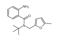 2-amino-N-(tert-butyl)-N-[(5-methyl-2-furyl)methyl]benzamide Structure