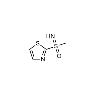 2-(S-甲基磺酰亚胺基)噻唑结构式