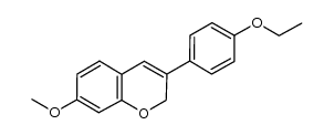 7-O-methyl-4'-O-ethyldehydroequol结构式