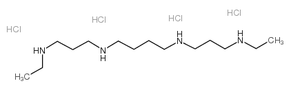 N1,N12-二乙基精胺四盐酸盐结构式