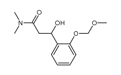 3-hydroxy-3-(2-(methoxymethoxy)phenyl)-N,N-dimethylpropanamide Structure