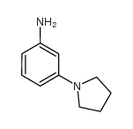 3-Pyrrolidin-1-yl-phenylamine Structure
