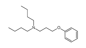 N-(3-phenoxypropyl)-N-butylbutan-1-amine结构式