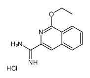 1-乙氧基异喹啉-3-羧酰胺盐酸盐结构式