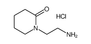 1-(2-Aminoethyl)Piperidin-2-One Hydrochloride结构式