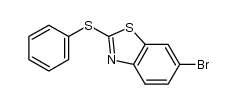 6-bromo-2-(phenylthio)benzo[d]thiazole Structure