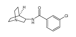 3-氯-N-(3-奎宁环基)苯酰胺结构式