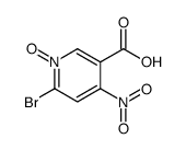 6-Bromo-4-nitronicotinic acid 1-oxide Structure