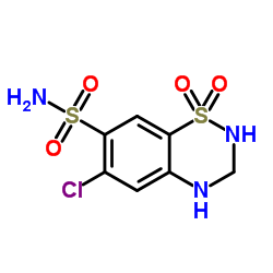 Hydrochlorothiazide Structure