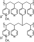 POLY(4-VINYLPYRIDINE) CROSS-LINKED Structure