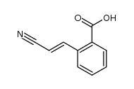 2-(2-cyano-vinyl)-benzoic acid结构式