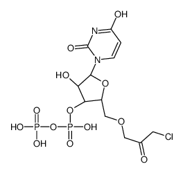 uridine 5'-diphosphate chloroacetol Structure
