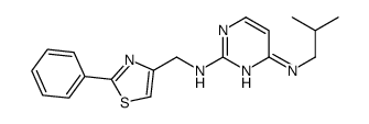 N4-异丁基-N2-((2-苯基噻唑-4-基)甲基)嘧啶-2,4-二胺图片