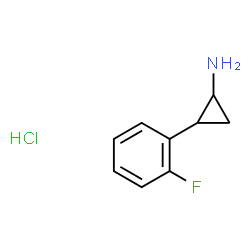 2-(2-氟苯基)环丙胺盐酸盐结构式