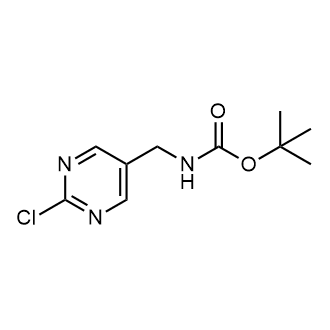 叔丁基((2-氯嘧啶-5-基)甲基)氨基甲酸酯结构式