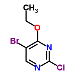 5-Bromo-2-chloro-4-ethoxypyrimidine Structure