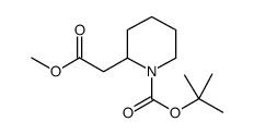 N-Boc-2-哌啶乙酸甲酯结构式