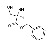H-D-Ser-Obzl Hydrochloride salt structure
