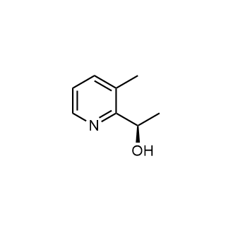 (R)-1-(3-甲基吡啶-2-基)乙烷-1-醇结构式