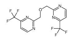 2,2'-oxybis(methylene)bis(4-(trifluoromethyl)pyrimidine)结构式