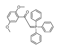 1-(2,5-dimethoxyphenyl)-2-(triphenyl-λ5-phosphanylidene)ethanone结构式