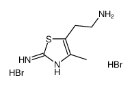 2-氨基-4-甲基-5-噻唑甲胺溴酸盐结构式