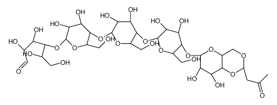 4,6-O-3-Ketobutylidene maltopentaose结构式
