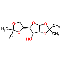 二丙酮-D-葡萄糖结构式