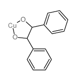 copper,1,2-diphenylethane-1,2-diol结构式