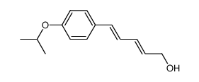 (E,E)-5-(4-isopropoxyphenyl)-2,4-pentadien-1-ol Structure