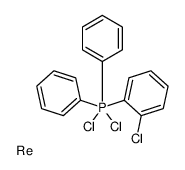 dichloro-(2-chlorophenyl)-diphenyl-λ5-phosphane,rhenium结构式