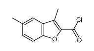 3,5-dimethyl-1-benzofuran-2-carbonyl chloride Structure