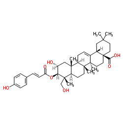 3-O-香豆酰阿江榄仁酸结构式