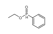 phenylphosphinic acid,ethyl ester Structure