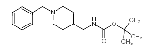 ((1-苄基哌啶-4-基)甲基)氨基甲酸叔丁酯结构式
