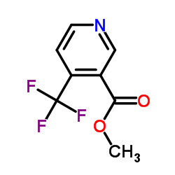 4-(三氟甲基)烟酸甲酯结构式