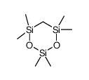 2,2,4,4,6,6-Hexamethyl-1,3-dioxa-2,4,6-trisilacyclohexane结构式