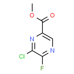 6-氯-5-氟吡嗪-2-羧酸甲酯结构式