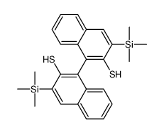 1,1-Binaphthalene-2,2-dithiol, 3,3-bis(trimethylsilyl)-结构式