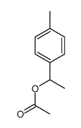 1-(4-Methylphenyl)ethyl acetate Structure