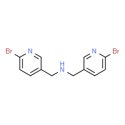 双((6-溴吡啶-3-基)甲基)胺结构式