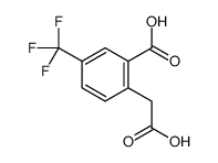 2-carboxymethyl-5-trifluoromethyl-benzoic acid Structure
