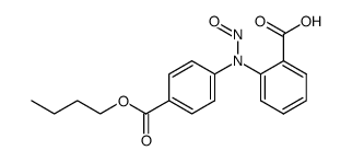 N-Nitroso-N-(p-butoxycarbonylphenyl)-anthranilsaeure Structure
