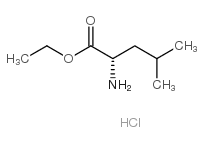 l-leucine ethyl ester hydrochloride Structure