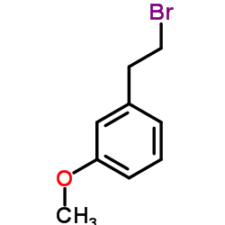Anisole, m-(2-bromoethyl)- Structure