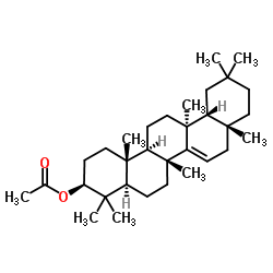 Taraxeryl acetate Structure