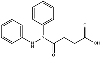 3-(n,n'-diphenyl-hydrazinocarbonyl)-propionic acid Structure